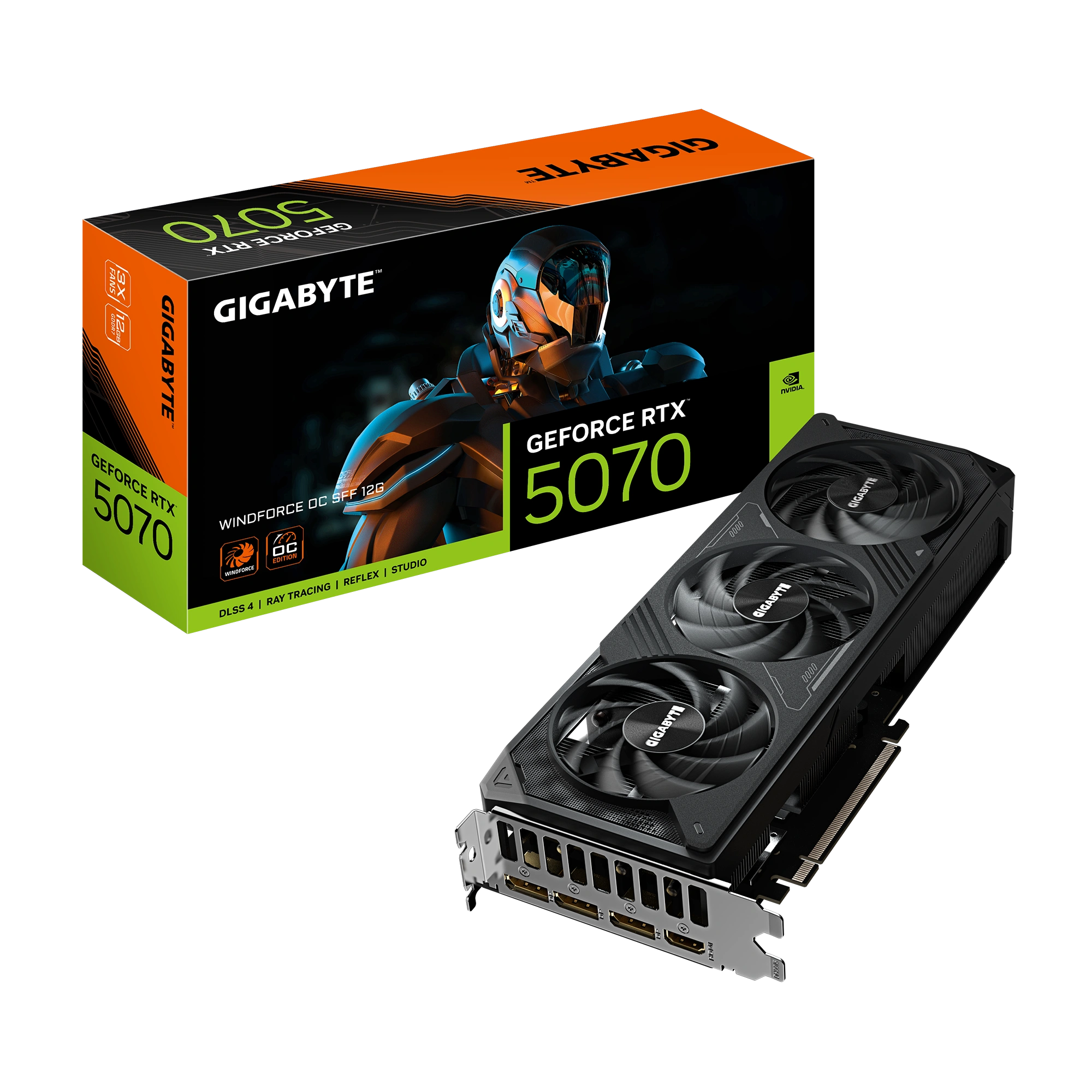 GPU RTX 5070 12GB GIGABYTE WINDFORCE OC SFF